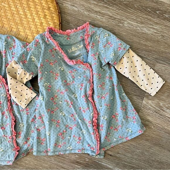 Matilda Jane wrap dresses size 6 months twins - Picture 2 of 6